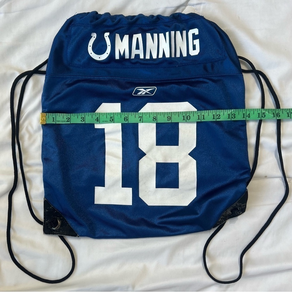 Peyton Manning Indianapolis Colts Reebok Drawstring Backpack - Picture 4 of 7